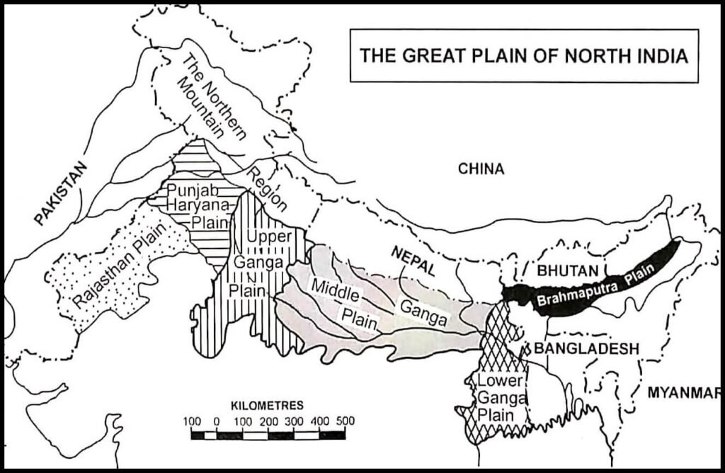 Regional Division of the Great Plain of India